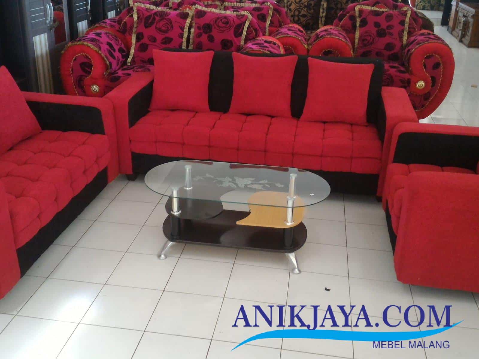  KURSI  SOFA 321 MINIMALIS  DESAIN CUBE TILES SET Mebel 