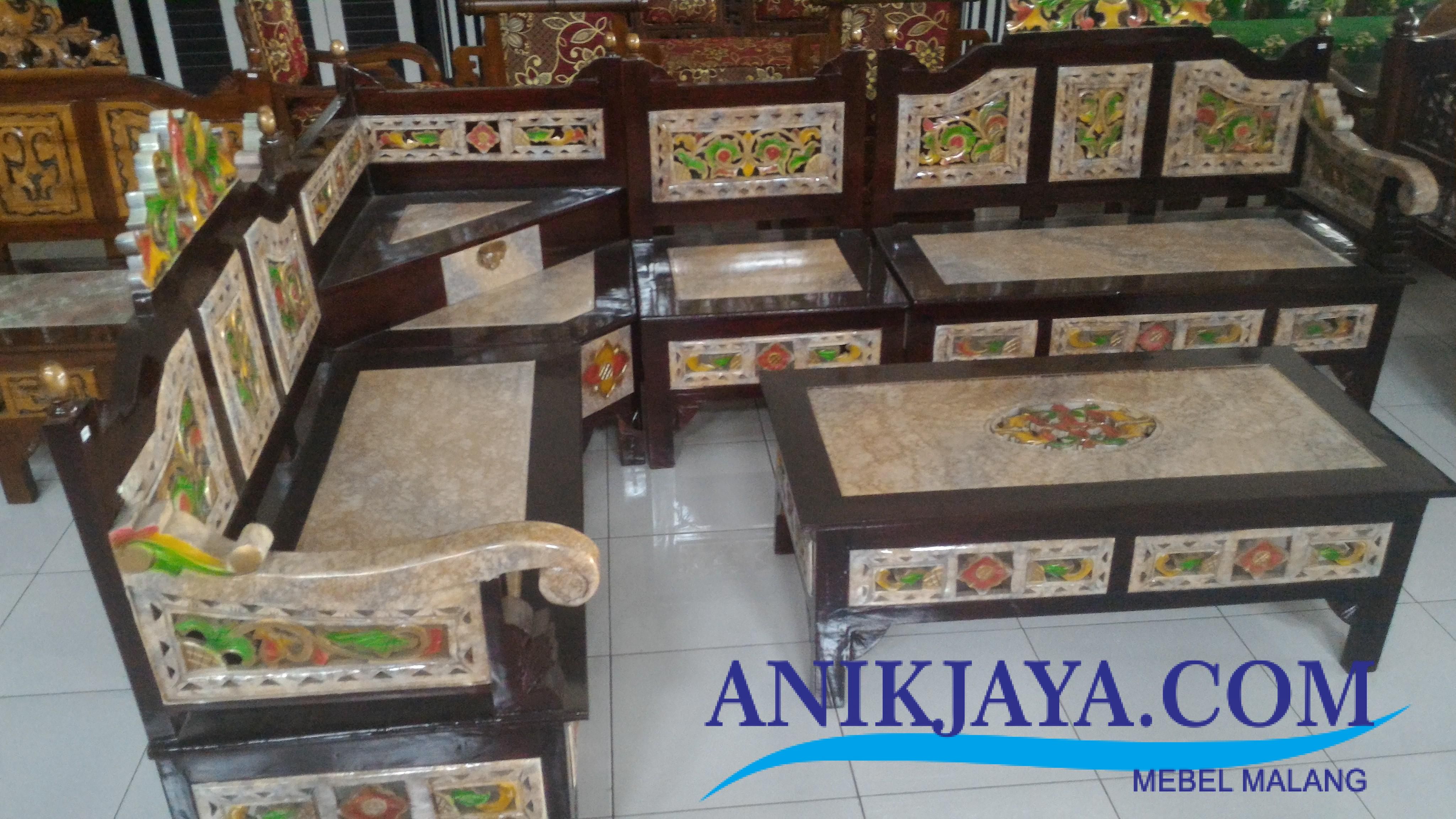  Kursi  Kayu Jati Ukir Jepara L Set Desain Minimalis  Mebel 