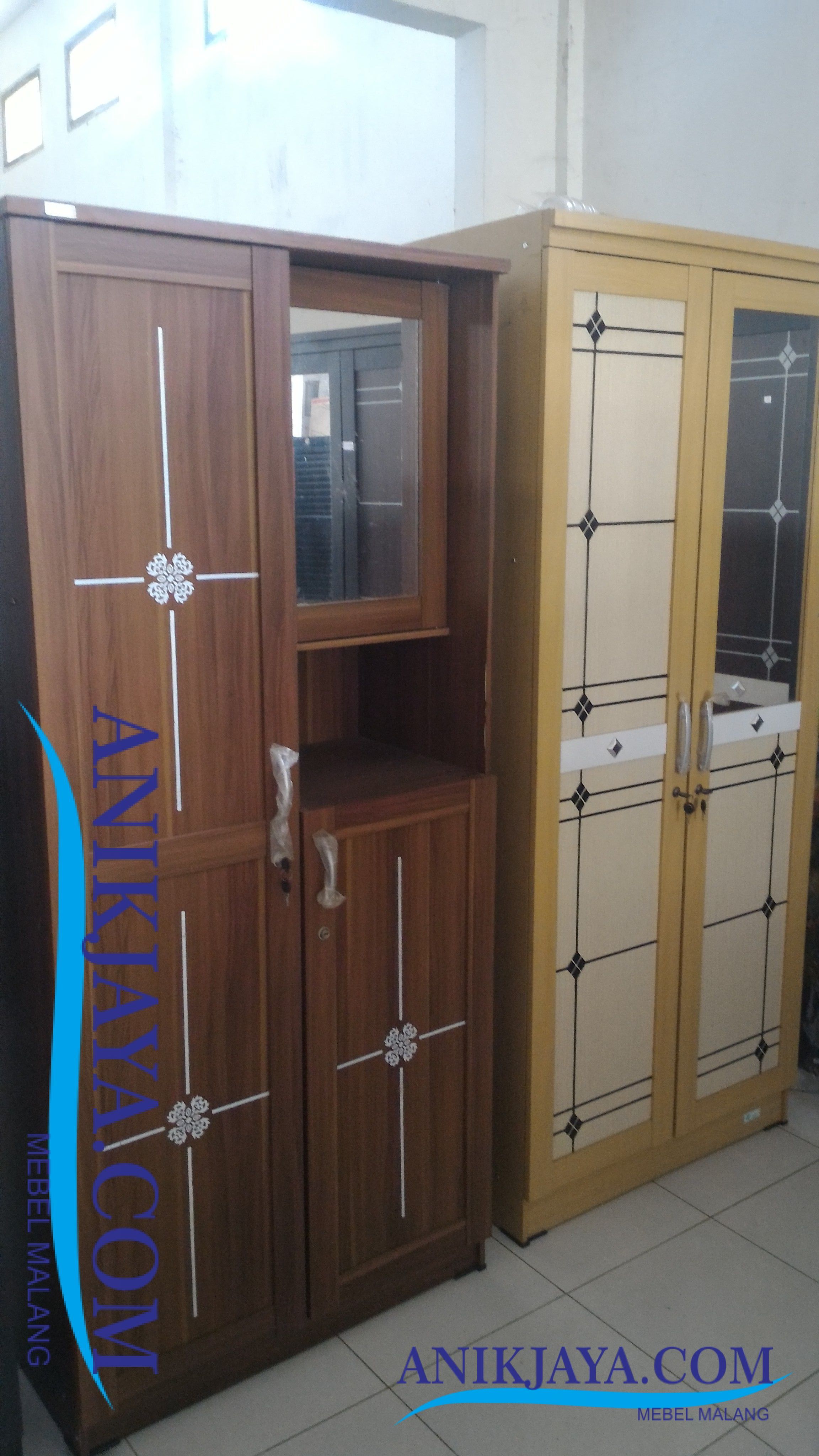  Lemari  Hardboard Pintu 2 Macam Varian Mebel Anik Jaya Malang 