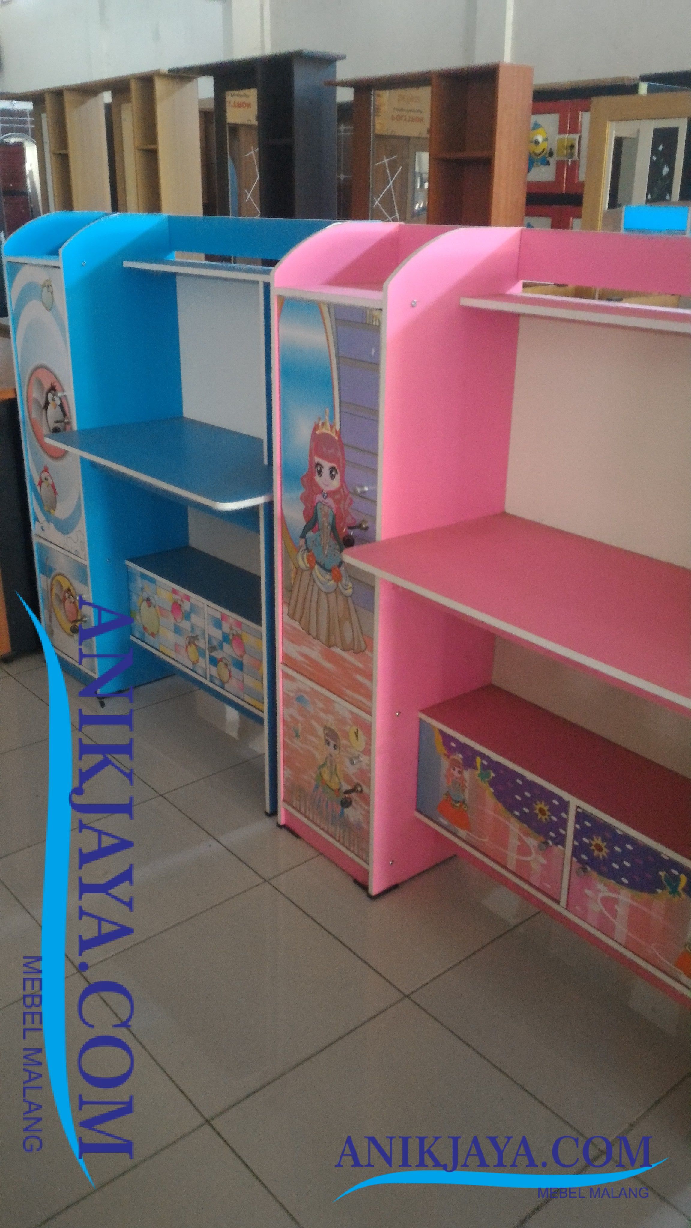  Meja  Belajar Anak  Hardboard Bergambar malang  Mebel Anik 